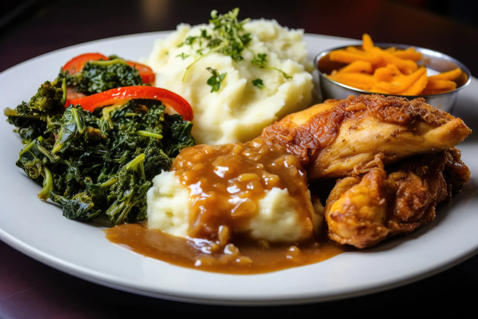 Soul food plate
